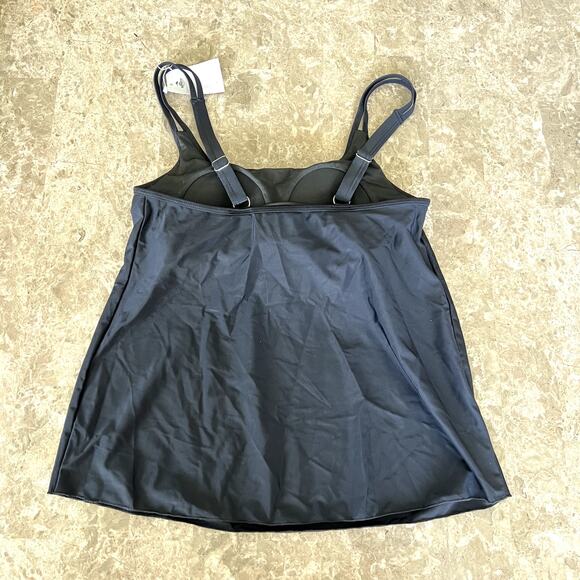 B2PRITY Black Tankini Top Large - Picture 6 of 6